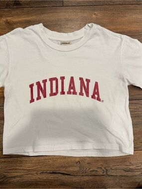 chicka-d White Short-Sleeve 'INDIANA' Graphic Tee